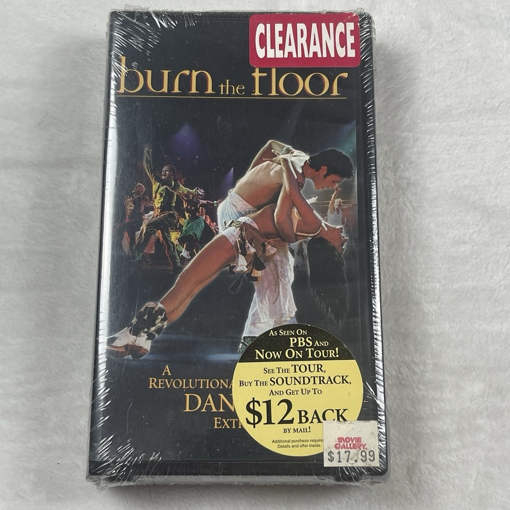Burn the‎ Floor (VHS, 2000, Clamshell Case) New Sealed